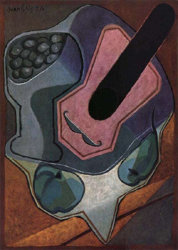 Juan Gris Fiddle and fruit dish oil painting picture